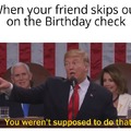 Birthday check