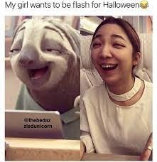 Girl Flash In Halloween - meme
