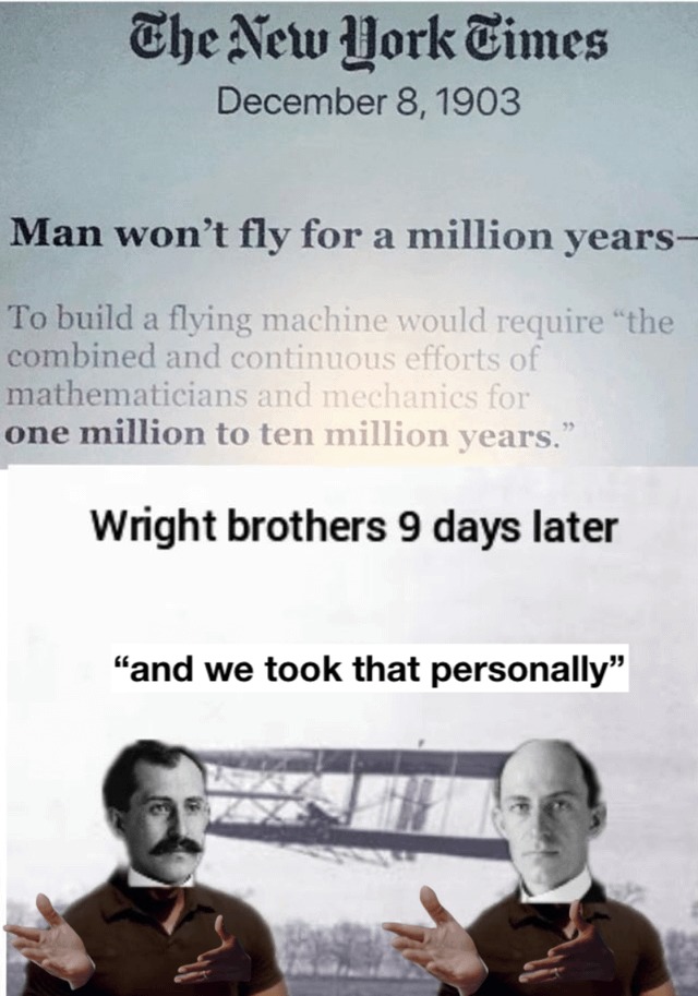 Wright brothers meme