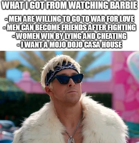 About the Barbie movie - meme