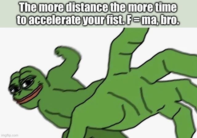 Longer runway, stronger punch - meme