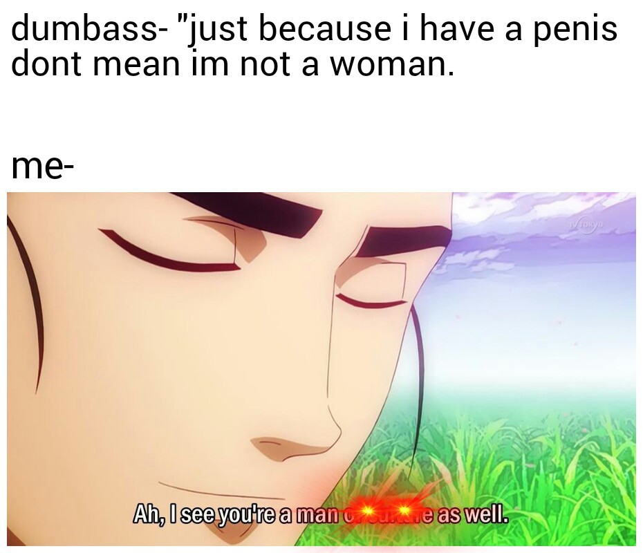 Cant change genders - meme