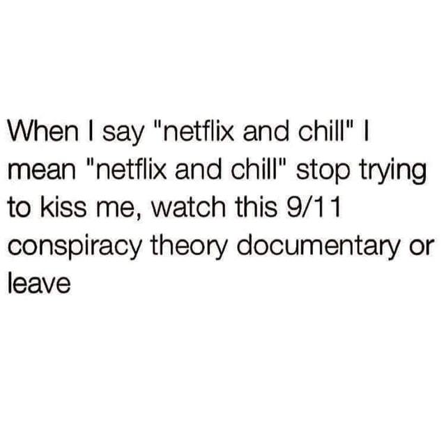 Netflix and chill - meme
