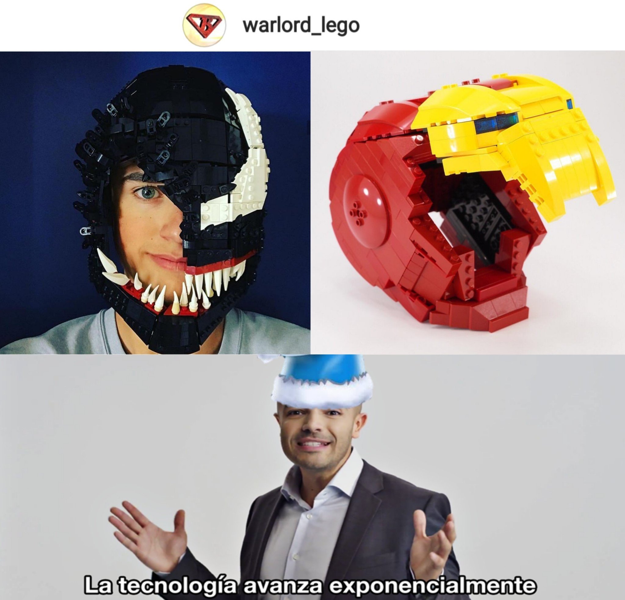 La cuenta esde instagram(la de los LEGOS) y se llama Warlord_Lego - meme