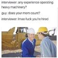 he's hired