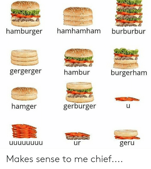 hamburger - meme