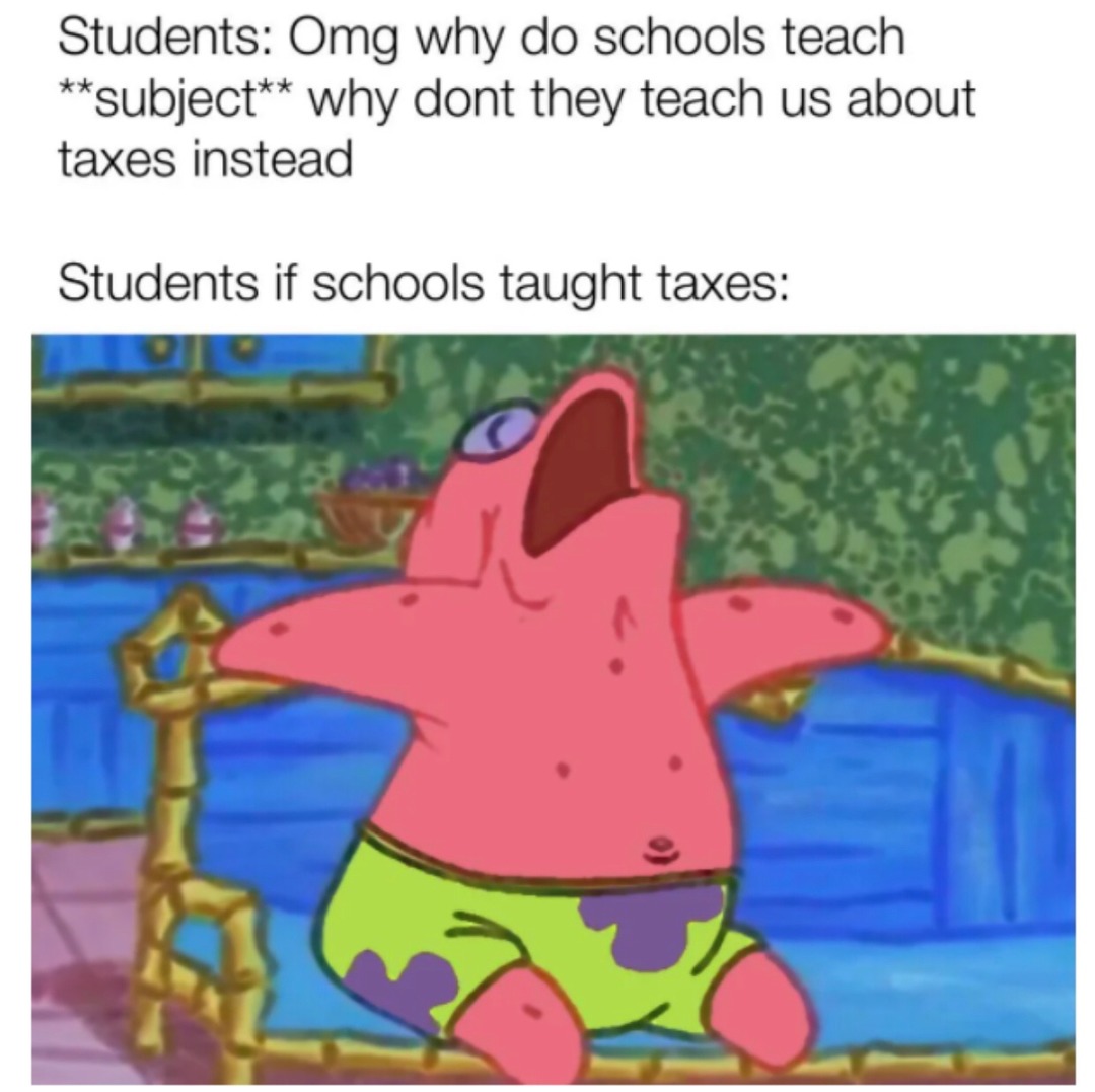 I don’t pay attention in any classes anyways - meme