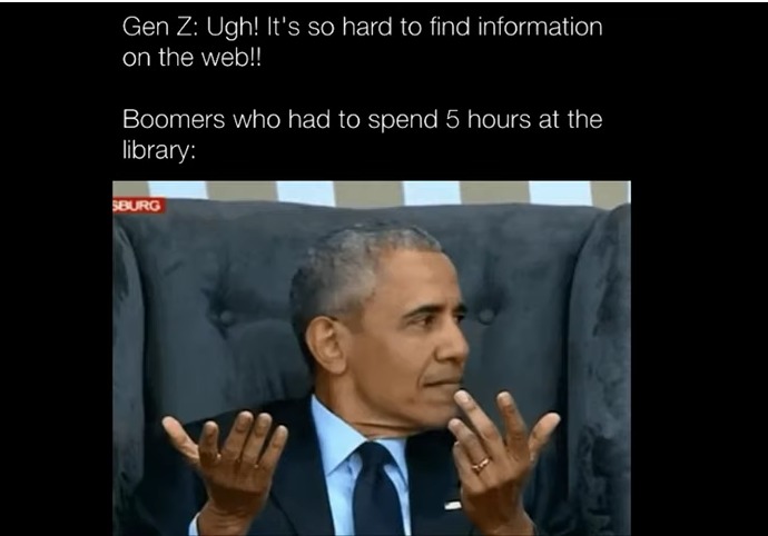 Gen Z VS Boomers - meme