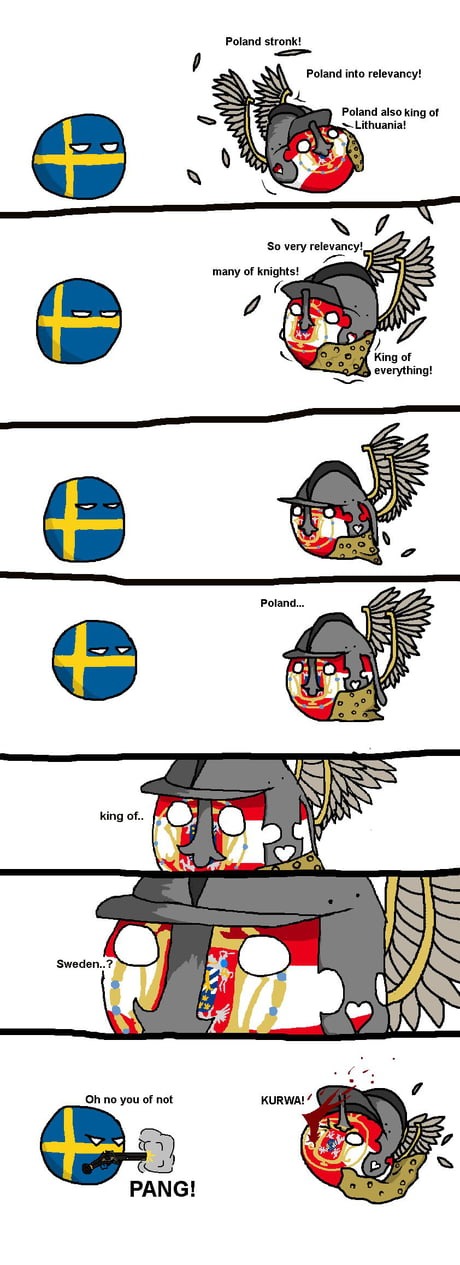 Summary of the Swedish deluge - meme