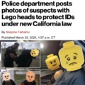 Police using Lego heads to protect IDs