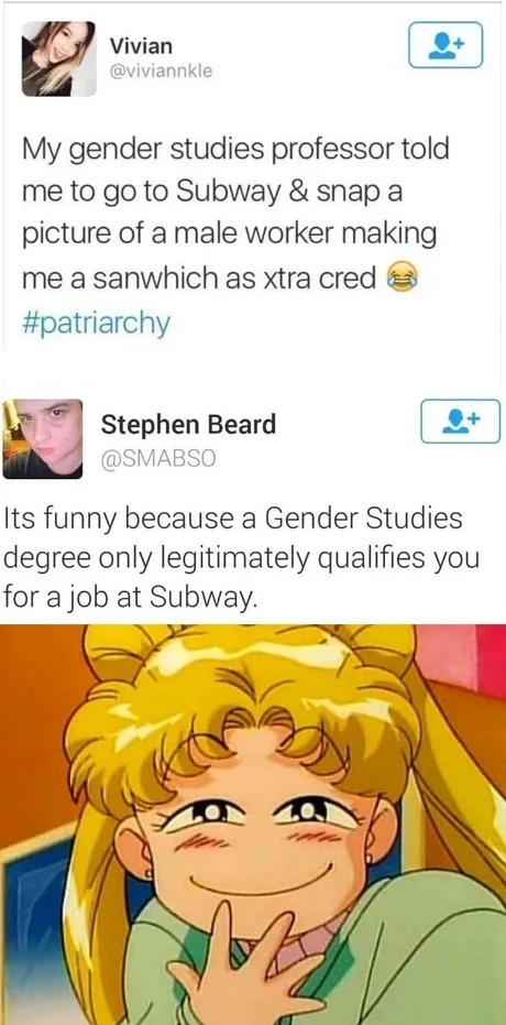 Gender studies meme
