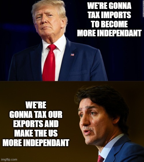 Trudeau is MAGA - meme