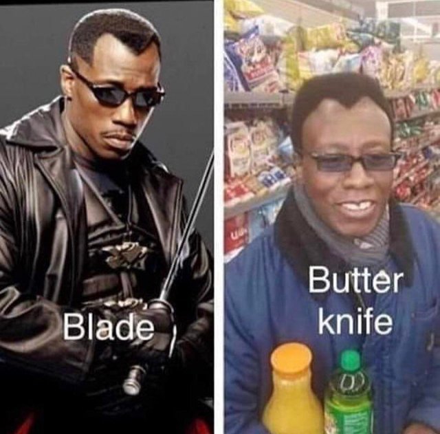 Butter knife - meme