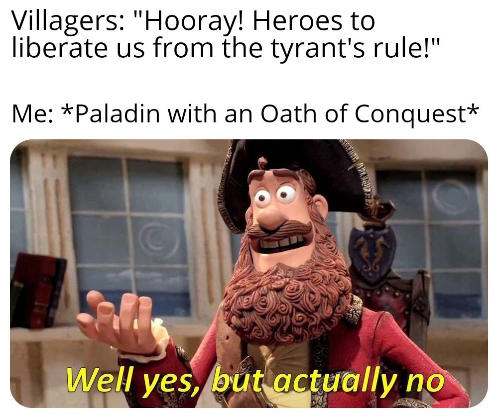 Oath of Conquest - meme