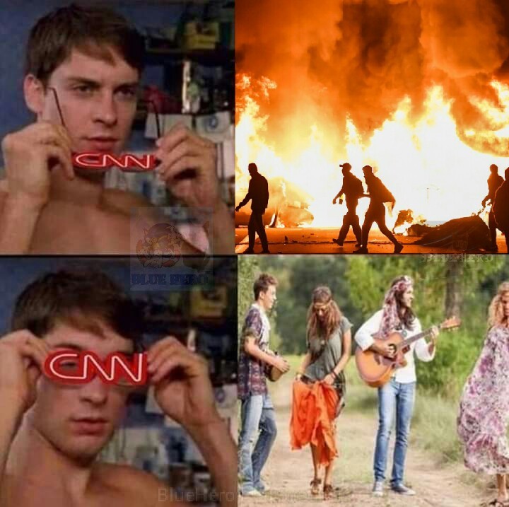 CNN is horse shit - meme