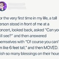 Wholesome tall citizen