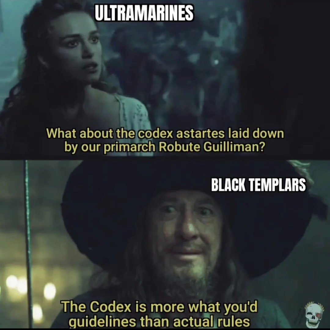 I love the grey knights and Space Sharks - meme
