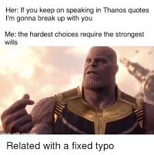 Thanosman - meme