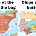 Chip bag = Air