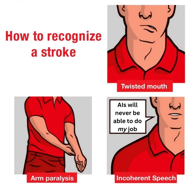How to recognize a stroke - meme