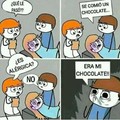 Q nadie toque mi chocolate