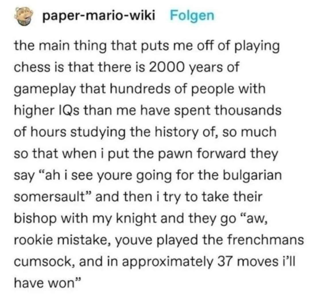 Chess momento - meme