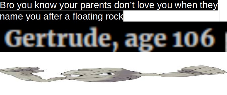 Floating rock - meme