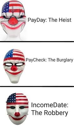 Peak payday - meme