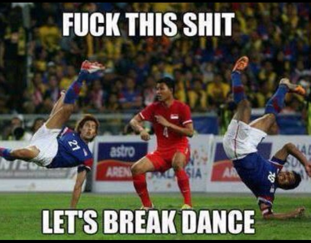 Break dance - meme