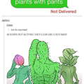 Plants in pants .... By danilola11