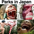 Parques no Japão!