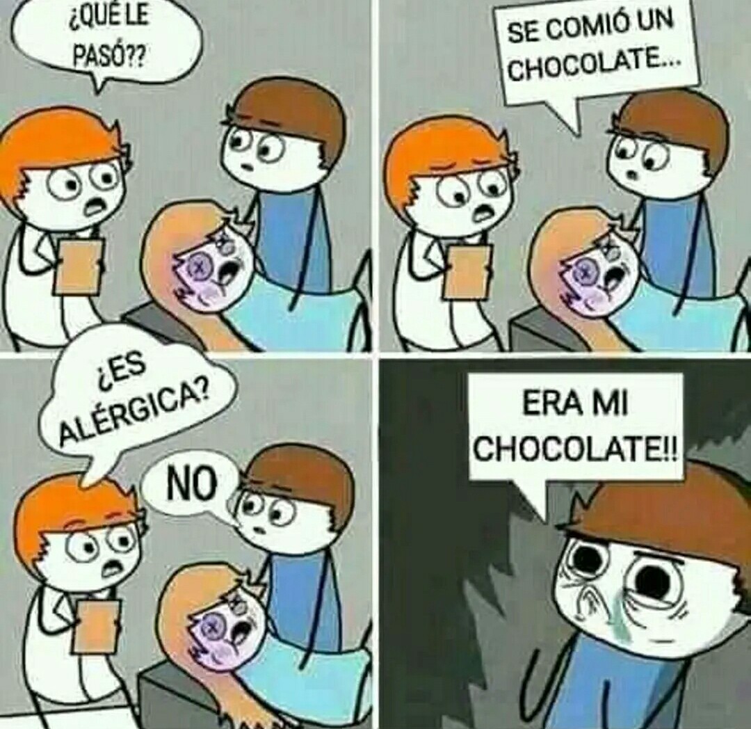 Mi chocolate!!! - meme