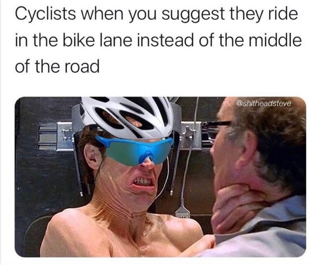 Cyclists - meme