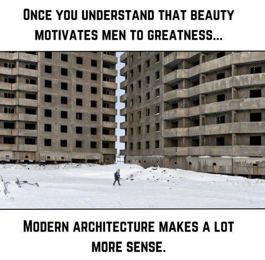 Modern architecture meme subido por alpharius memedroid