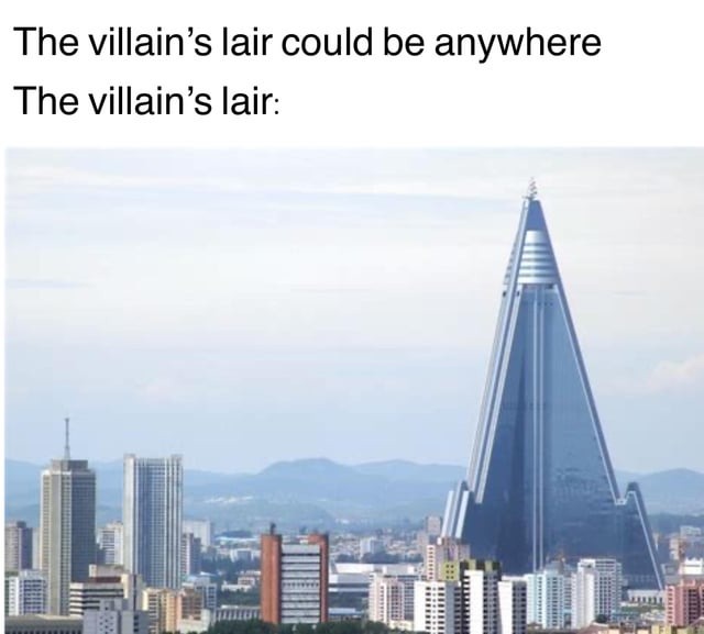 Villain's lair - meme