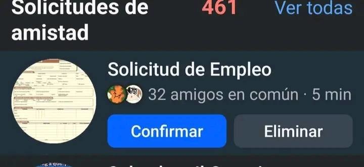 Solicitud de empleo - meme