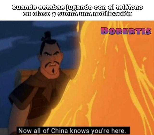 Ahora toda China sabe que estas aqui - meme