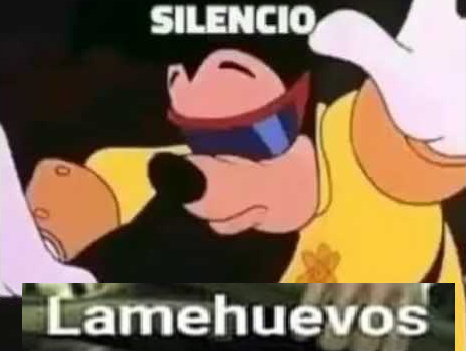 silence lamewebos B) - meme