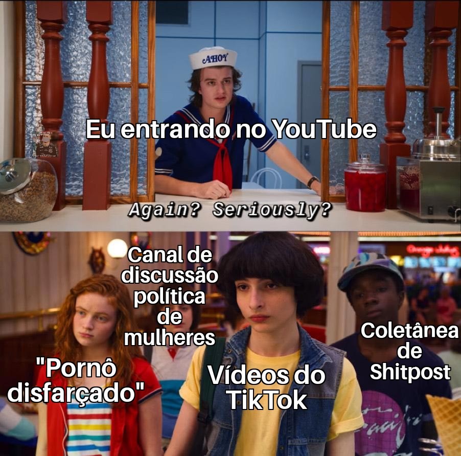 Bom dia, de novo, sério? - meme