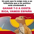Meme del 7-0 de España a Costa rica