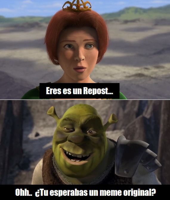 cara do shrek meme