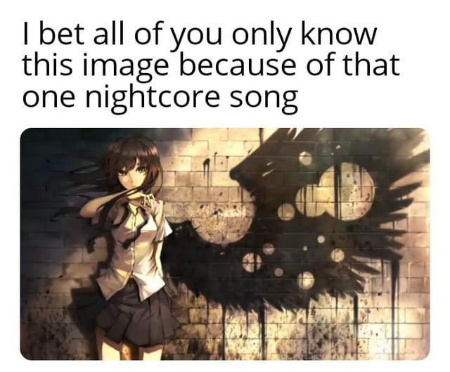 Nightcore song - meme