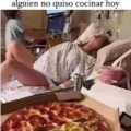 Nacimiento y pizza