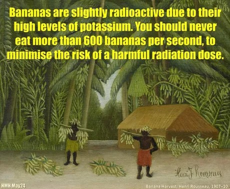 Be careful with bananas - meme