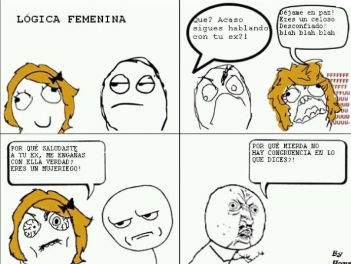 Logica femenina - meme