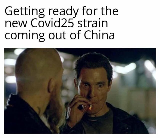 Covid25 dropping like a surprise album - meme