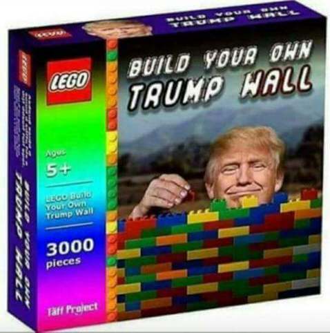 Lego and Trump should never mix. Legos are so pure and innocent, and Trump is...... - meme