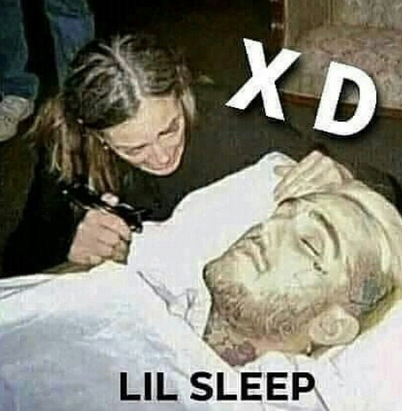 Lil sleep - meme