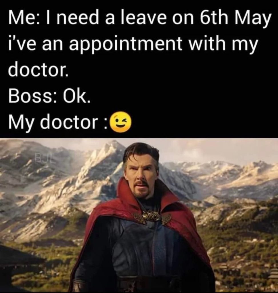 I have an appointment - meme