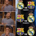 Will smith reaccionando a los próximos clásicos Real Madrid-Barsa